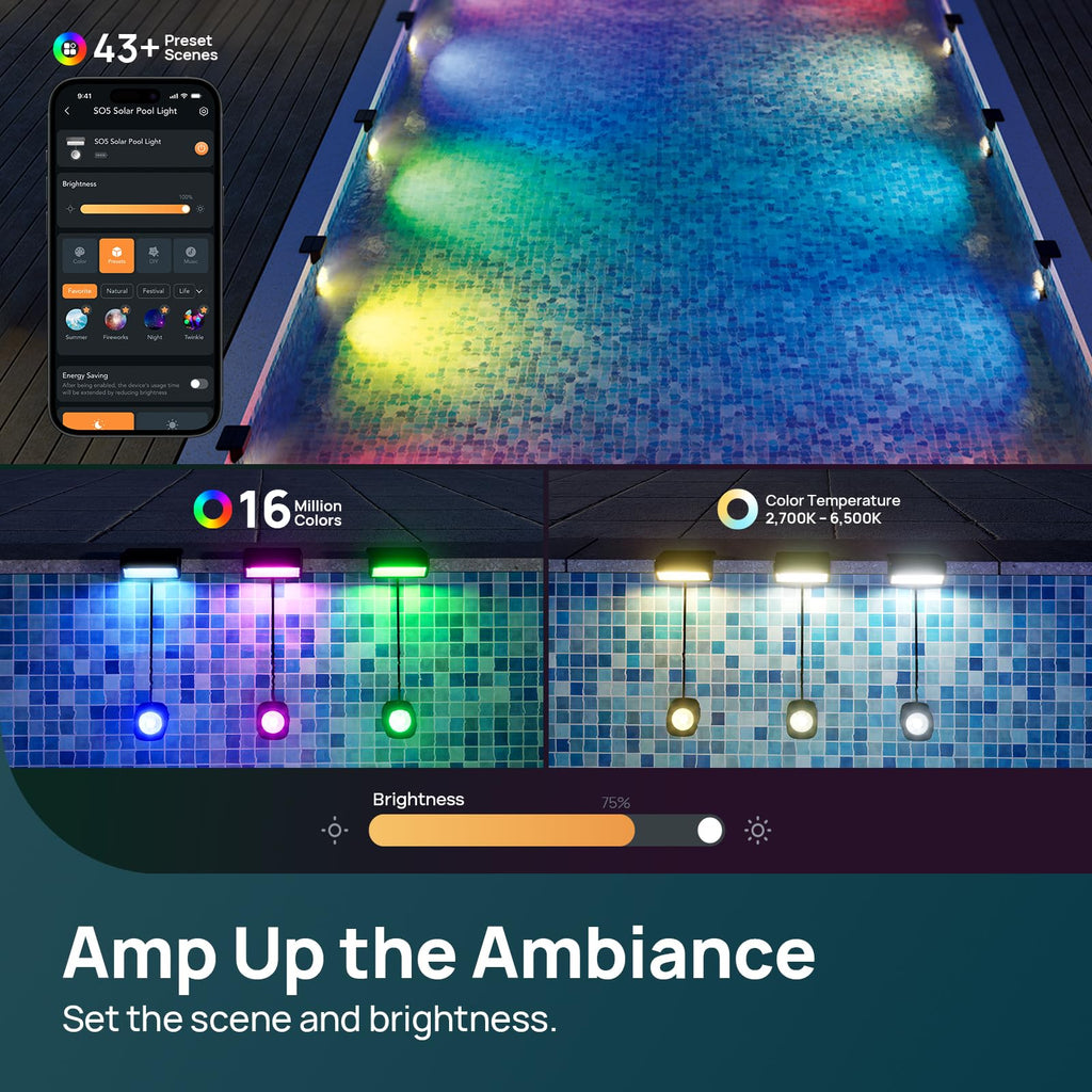 Linkind SO5 Smart Solar Pool Lights