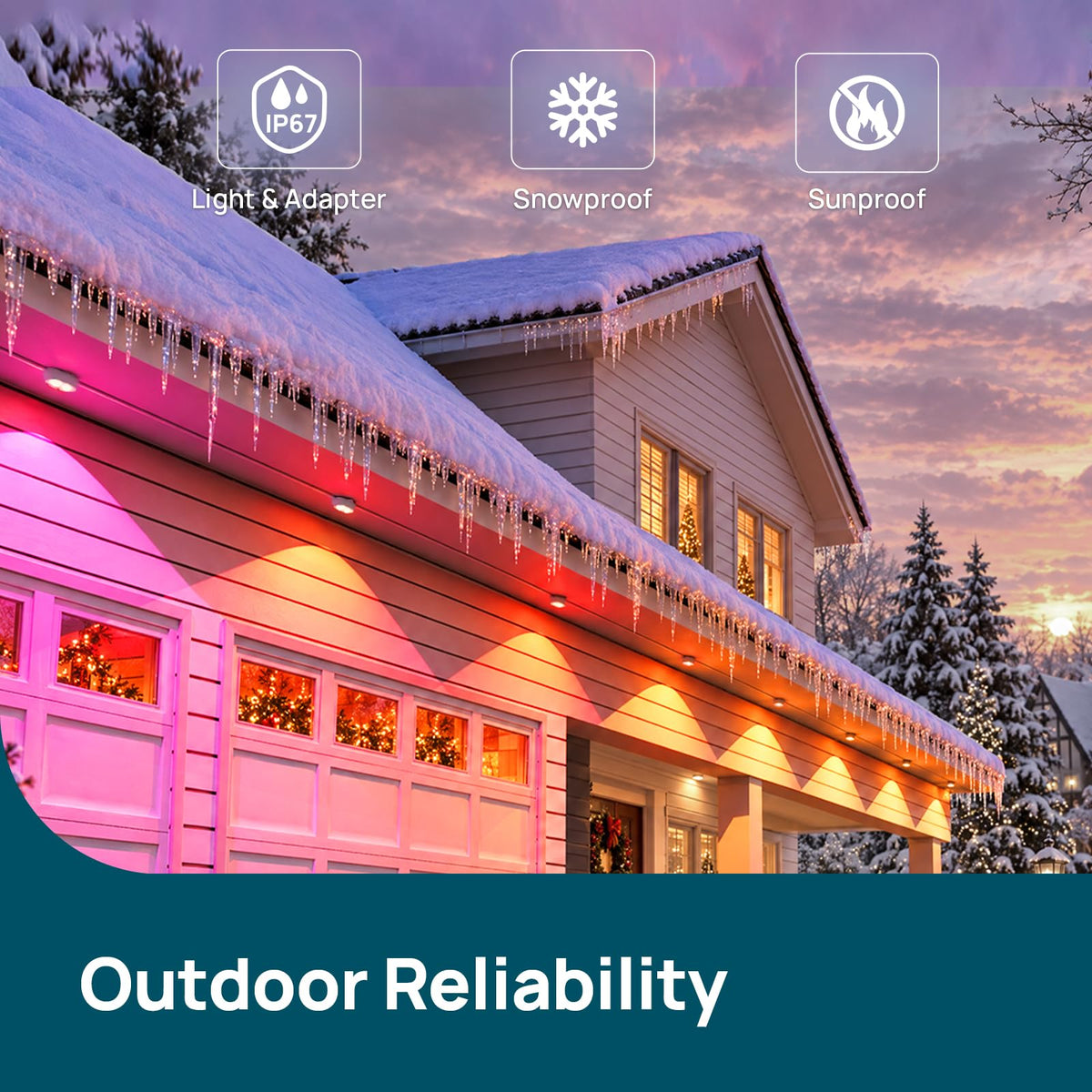 Linkind Permanent Outdoor Lights Dual Optics HP6