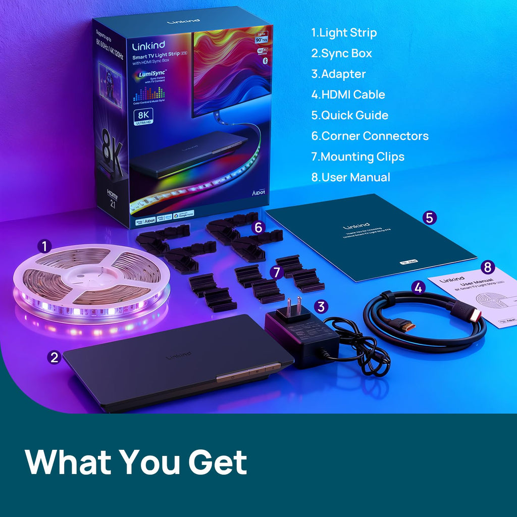 Linkind Smart TV Backlights ET8