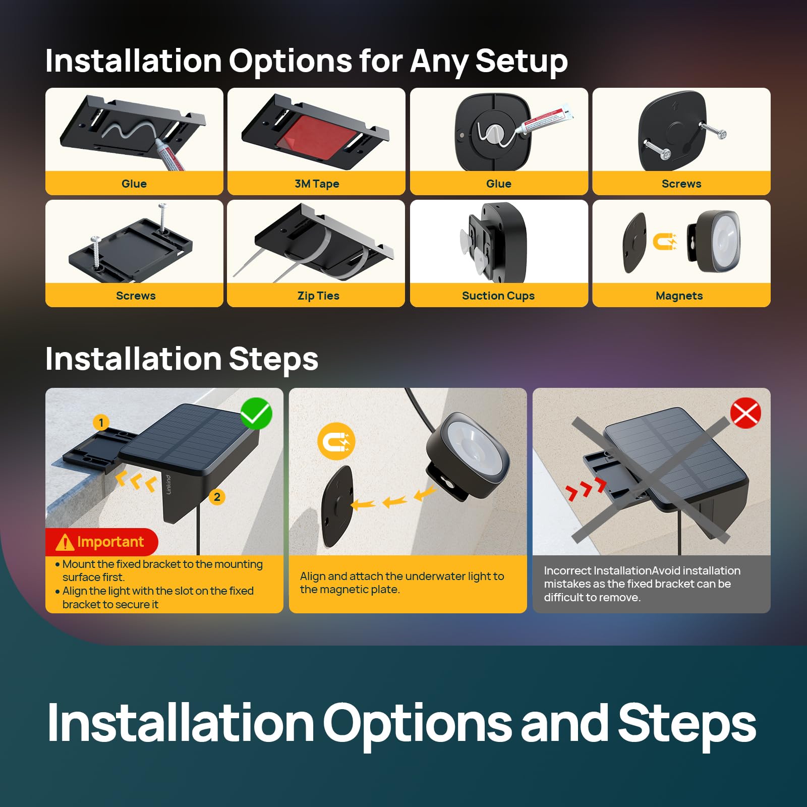 Linkind SO5 Smart Solar Pool Lights