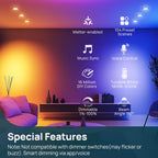 Linkind BR30 Matter Smart Light Bulbs - 1200 lumens